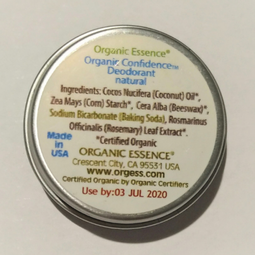 ORGANIC ESSENCE -  Organic Dedorant with oriental scent of patchouli, cloves and orange - WOOD SPICE