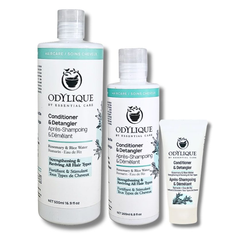 Bio Kondicionér pro jemné a mdlé vlasy - Rozmarýn & Rýžová voda | Odylique | Gratia Natura