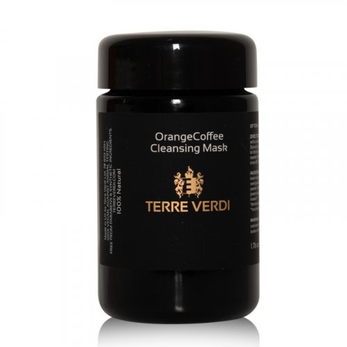 TERRE VERDI - Čistící pleťová maska ORANGE COFFEE| Gratia Natura| 50g