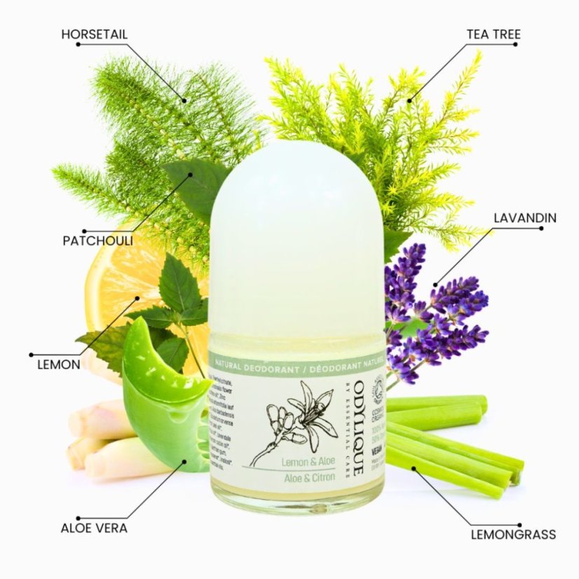 Lemon & Aloe Vera Natural Roll-On Deodorant