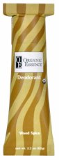 ORGANIC ESSENCE -  Organic Dedorant with oriental scent of patchouli, cloves and orange - WOOD SPICE