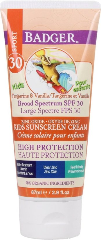 Opalovací balzám pro děti - Kids Badger SPF 30