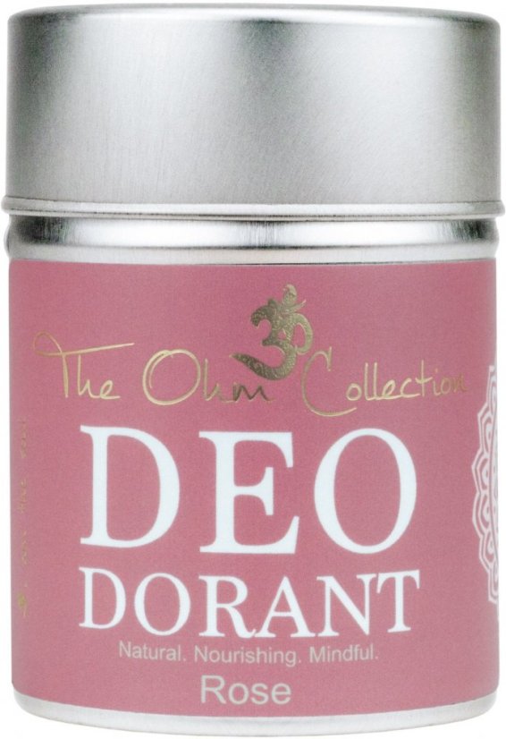 THE OHM COLLECTION - Powder Deodorant ROSE| Gratia Natura