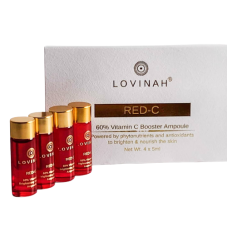 LOVINAH - Intenzivní sérum s 60% VIT C v jednorázových ampulích - RED C (4 x 5ml)