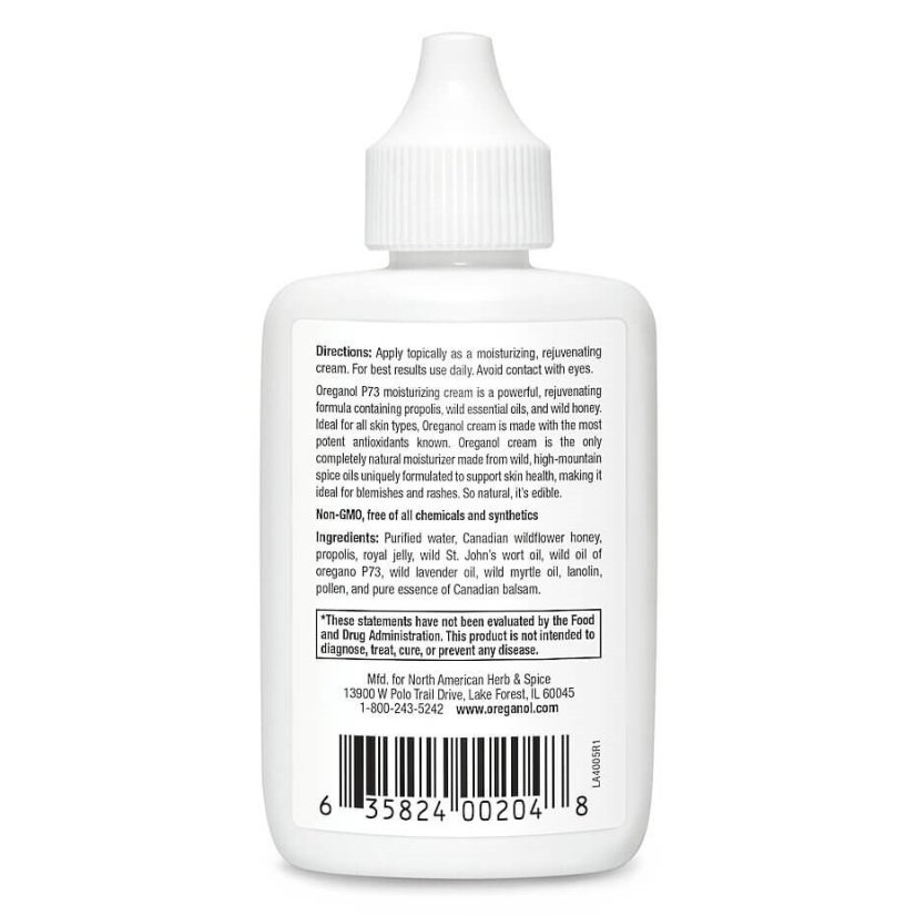 Krém proti akné a mírné dermatitidě s oreganovým olejem a včelími produkty