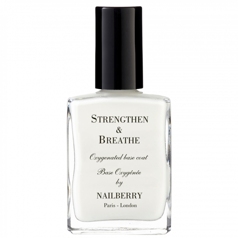 NAILBERRY - Okysličený spevňujúci podkladový lak na nechty - STRENGTHEN & BREATHE