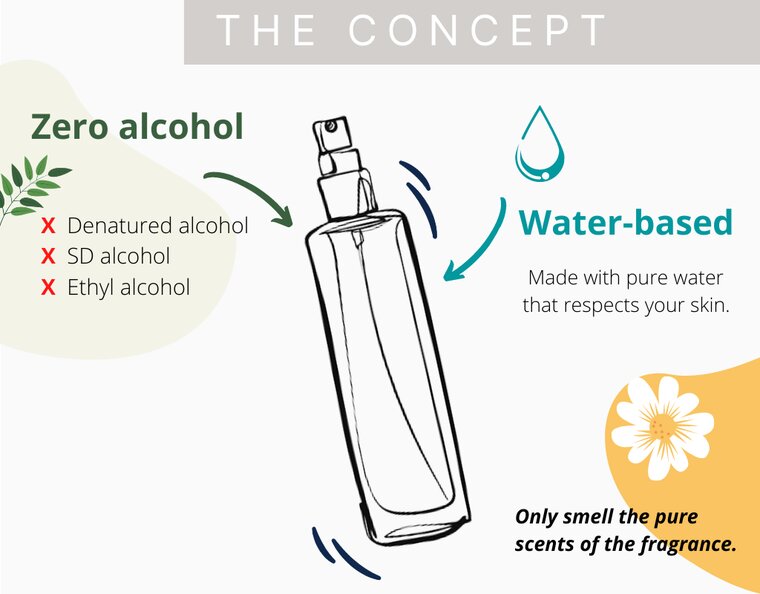 Bossa Wood Alcohol-free Unisex Perfume | THE WATER BRAND