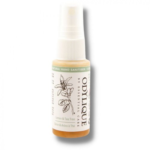Non-drying hand spray with calendula tincture, tea tree and citrus