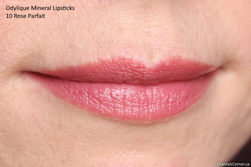 ODYLIQUE - Organic Mineral Lipstick - #10 ROSE PARFAIT