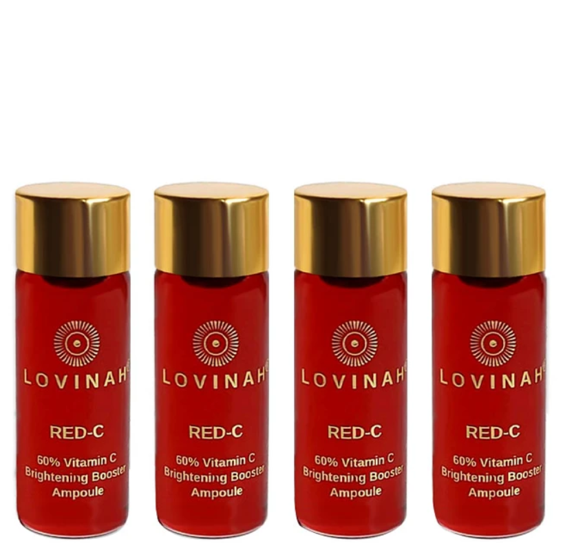 LOVINAH - Intenzívne sérum s 60% VIT C v jednorazových ampulkách - RED C (4 x 5 ml)