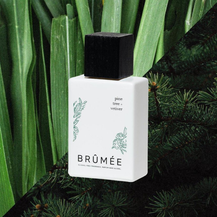 Pine Tree & Vetiver Alcohol-free Perfume | LA BRÛMÉE | Gratia Natura