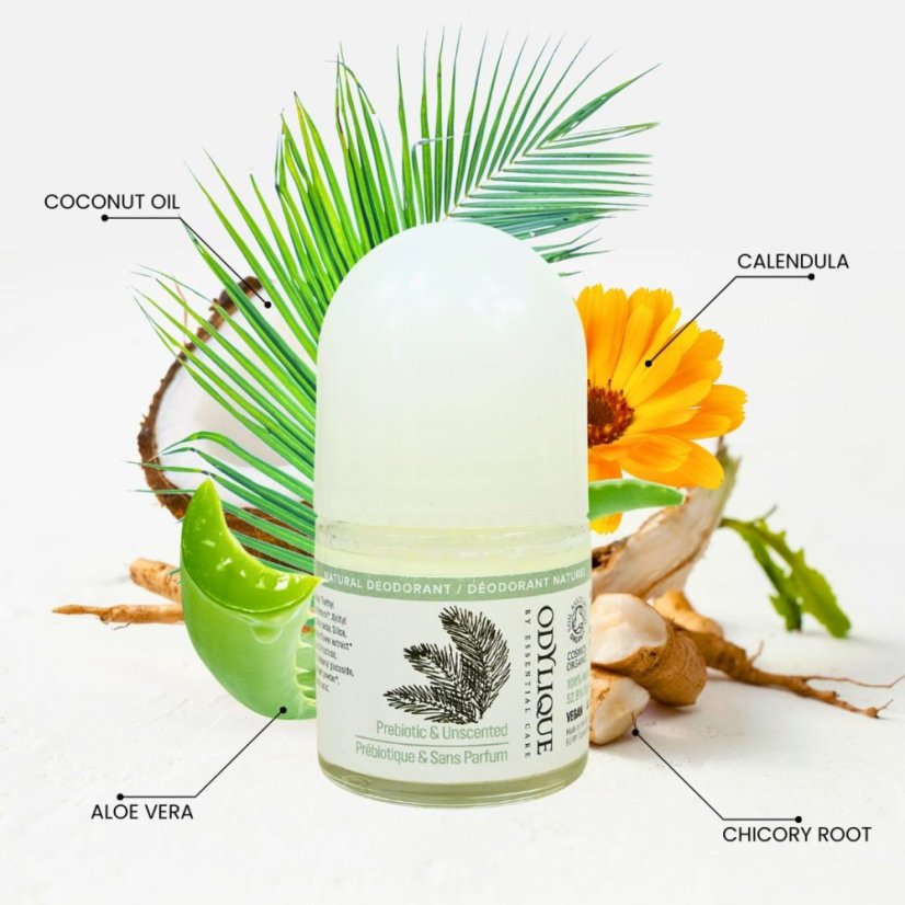 Prebiotic Natural Deodorant for sensitive skin - Unscented