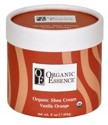 ORGANIC ESSENCE SHEA CREAM - Regenerační tělový balzám s vůní vanilky a sladkého pomeranče - 114G