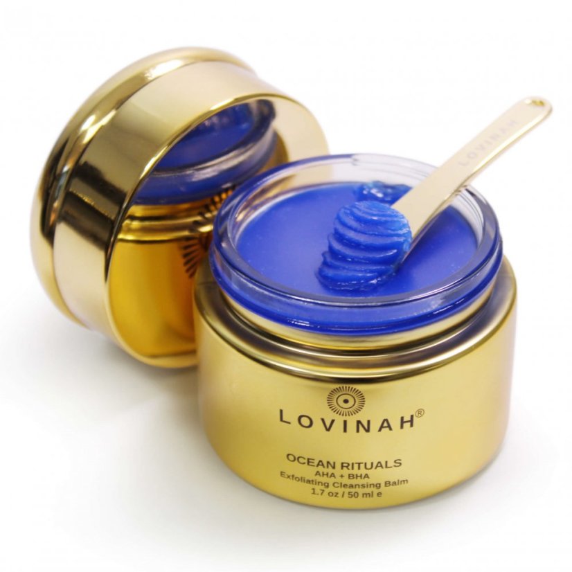 AHA & BHA Exfoliating Cleansing Balm with Blue Sprirulina - Ocean Rituals | Lovinah