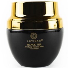 LOVINAH - Hloubkově čistící maska s fermentovaným čajem a africkým mýdlem - BLACK TEA LOVINAH - Hloubkově čistící maska s fermentovaným čajem a africkým mýdlem - BLACK TEA