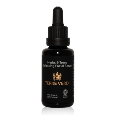 Vyrovnávací sérum pro mastnou a kombinovanou pleť s gerániem - Herbs&Trees | Terre Verdi