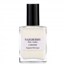 NAILBERRY - Lak na nechty odtieň WHITE MIST