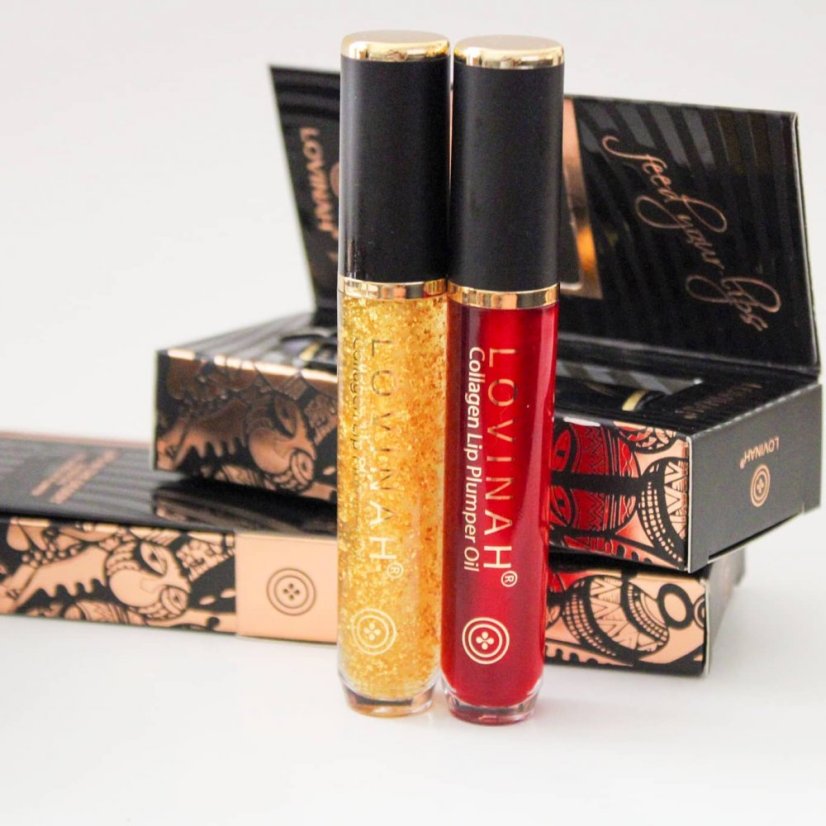 LOVINAH - Lip Plumper Oil with Peptides & Ceramides | Gratia Natura