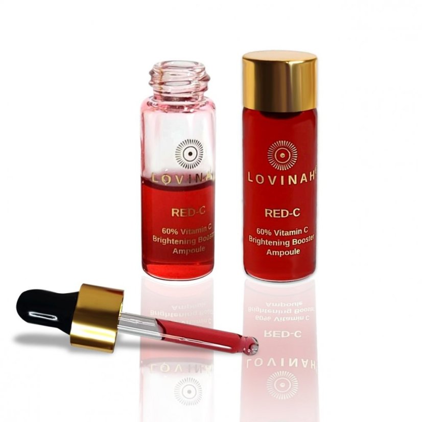 LOVINAH - Intenzívne sérum s 60% VIT C v jednorazových ampulkách - RED C (4 x 5 ml)