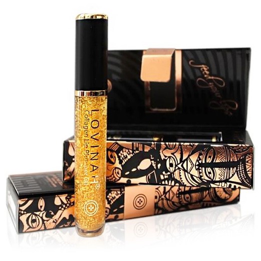 LOVINAH - Ošetrujúci olej pre plné pery s 24k zlatom - LIP Plumper OIL | Gratia Natura