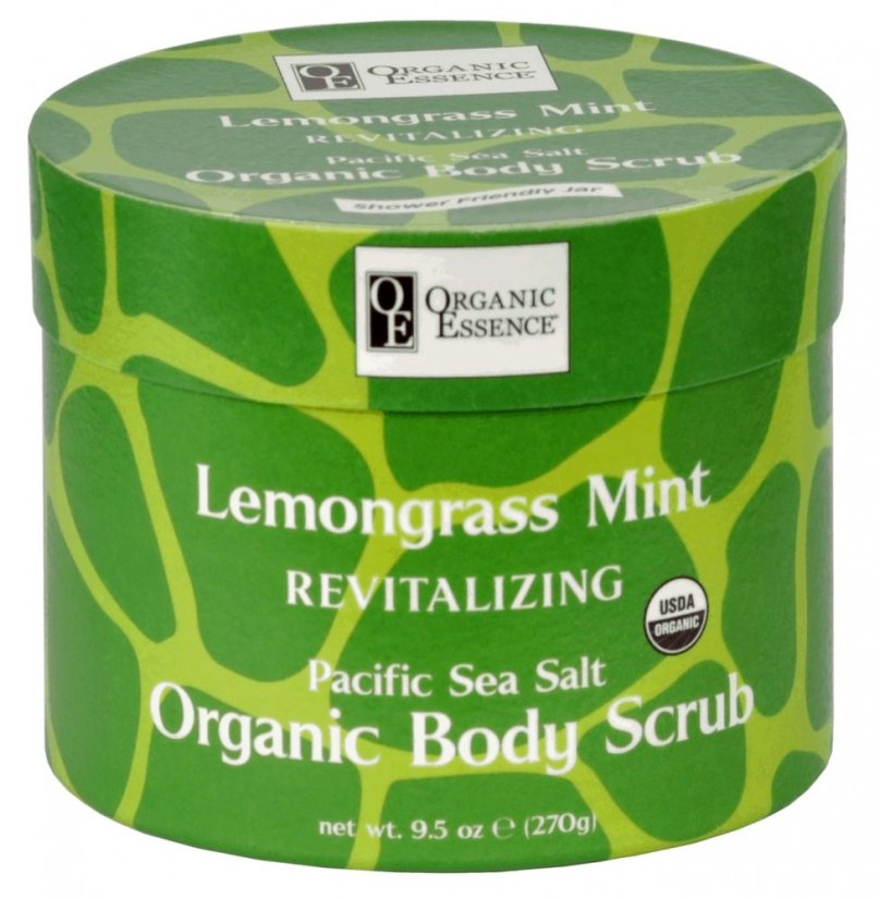 ORGANIC ESSENCE - Revitalizující tělový peeling CITRONOVÁ TRÁVA A MÁTA| Gratia Natura