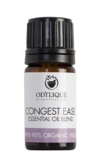 ODYLIQUE - Směs Esenciálních Olejů pro Chřipku, Nachlazení a Zánět Dutin - CONGEST EASE