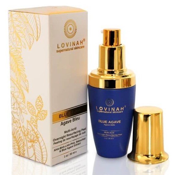 Blue Agave Multi-Acid Overnight Resurfacing Peel | LOVINAH | Gratia Natura