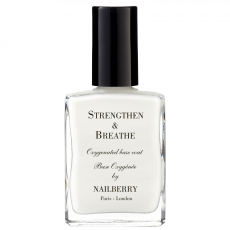 NAILBERRY - Okysličený zpevňující  podkladový lak na nehty - STRENGTHEN & BREATHE