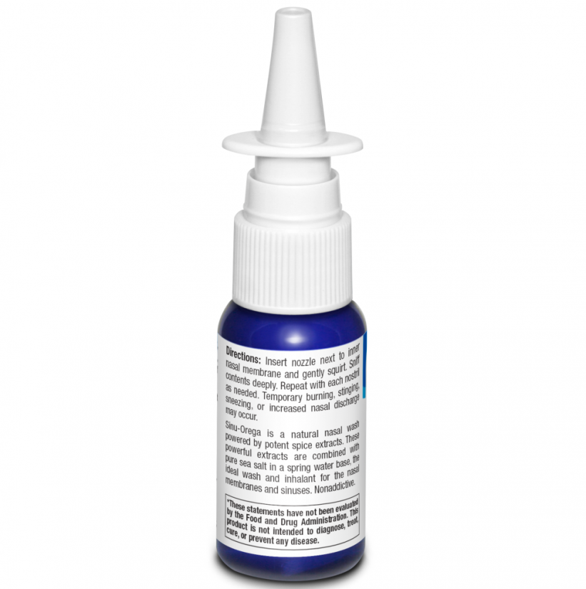 Natural nasal spray with sea salt and wild oregano- SinuOrega