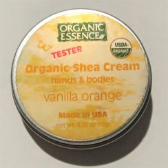 ORGANIC ESSENCE SHEA CREAM - Regenerační tělový balzám s vůní vanilky a sladkého pomeranče - VZOREK