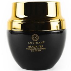 LOVINAH - Hĺbkovo čistiaca maska ​​s fermentovaným čajom a africkým mydlom - BLACK TEA