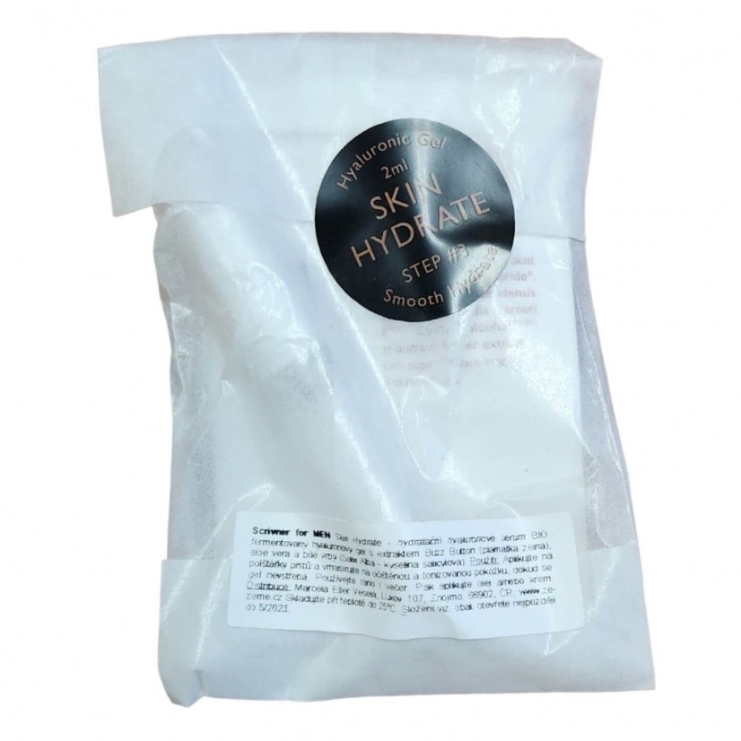 Hydrating hyaluronic serum for men - Skin Hydrate STEP #3 - Size: 2ml