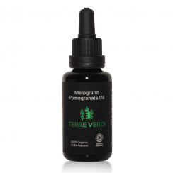 TERRE VERDI MELOGRANO - Certified Organic Pomegranate Seed Oil for very dry and aging skin