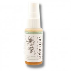 Non-drying hand spray with calendula tincture, tea tree and citrus