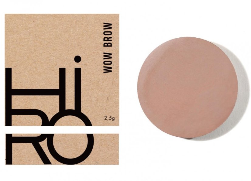 Wow Brow Eyebrow Pomade - Medium 04 | HIRO COSMETICS | Gratia Natura