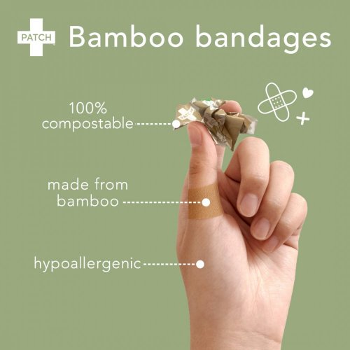 Patch - Bambusové hypoalergenní náplasti - 4 vzorky | Gratia Natura