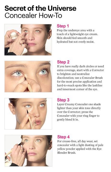 How to apply concealer